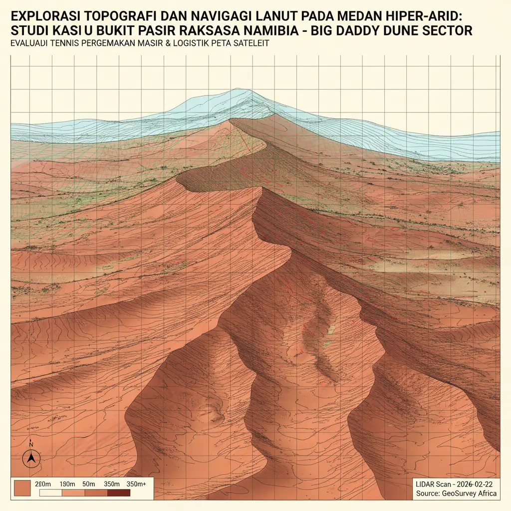Eksplorasi Topografi dan Navigasi Lanjut pada Medan Hiper-Arid: Studi Kasus Bukit Pasir Raksasa Namibia